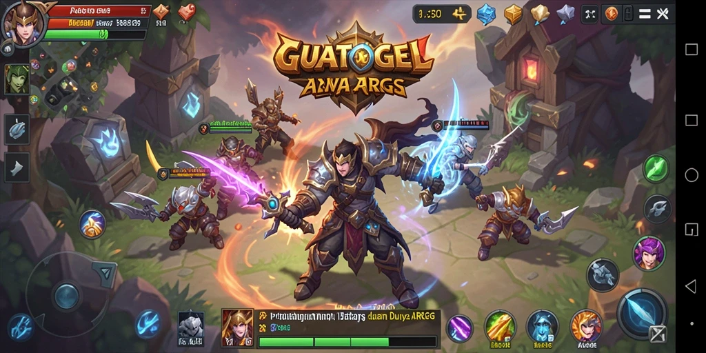 Tampilkan aksi epik di dunia GUATOGEL dengan gameplay ARPG.