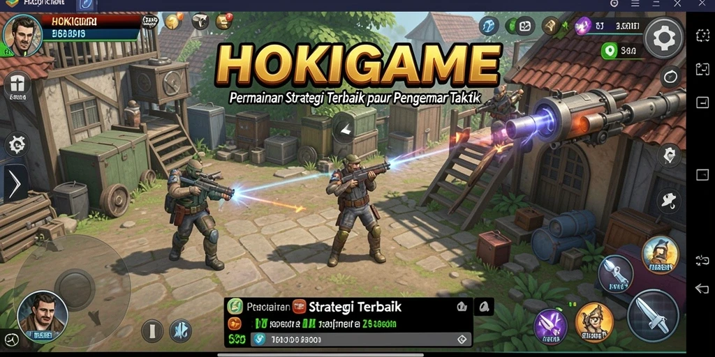 Screenshot HOKIGAME menampilkan gameplay penuh strategi yang menegangkan.