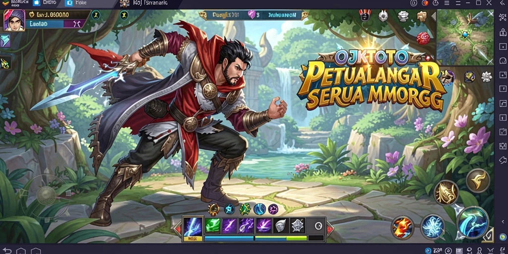 Gameplay OJKTOTO yang memukau dalam dunia MMORPG yang luas.