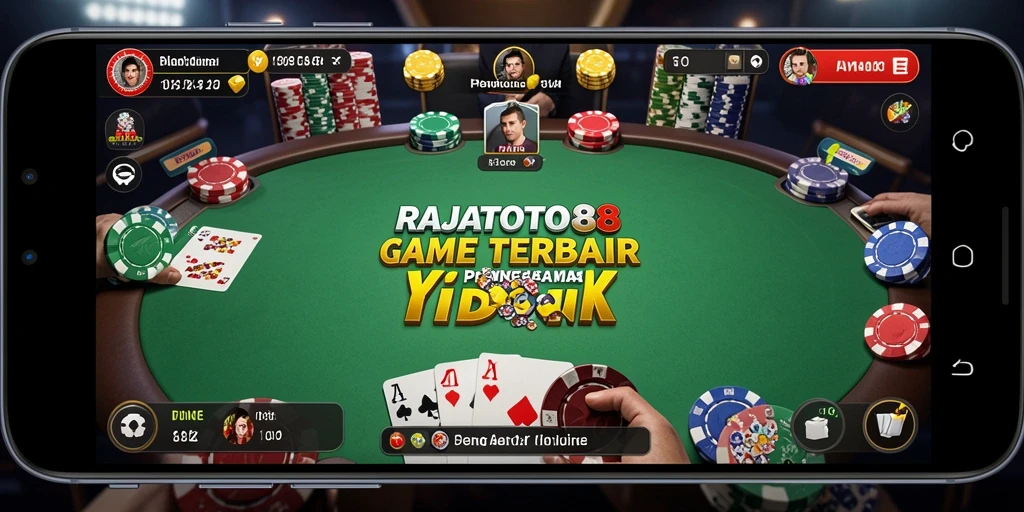 Screenshot gameplay poker yang menarik dan interaktif dari RAJATOTO88.